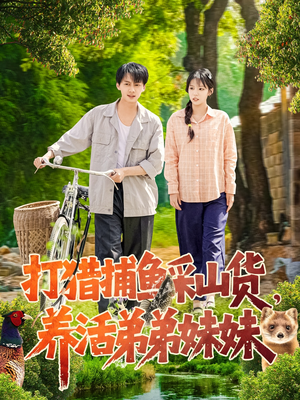 打猎捕鱼采山货，养活弟弟妹妹（108集） 超火热门短剧