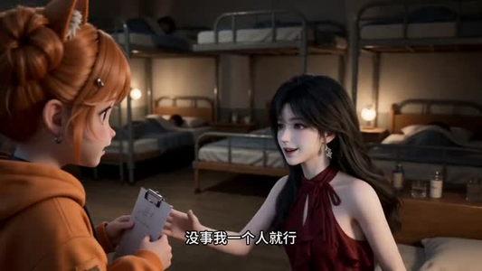 近视眼误入收容所：九尾对我垂涎欲滴（34集）最火爆短剧