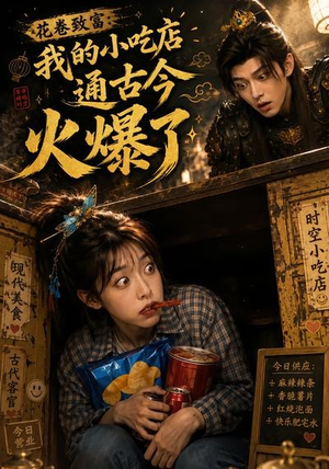 花卷致富：我的小吃店通古今火爆了（111集）短剧太好看