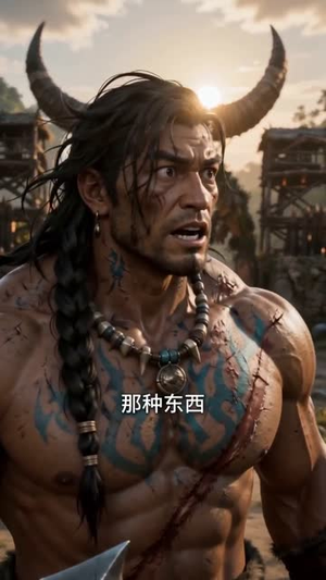 这个原始人真凶猛（71集）爆火短剧追不停