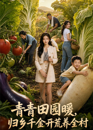 青青田园暖，归乡千金开荒养全村（99集）最近很火的短剧